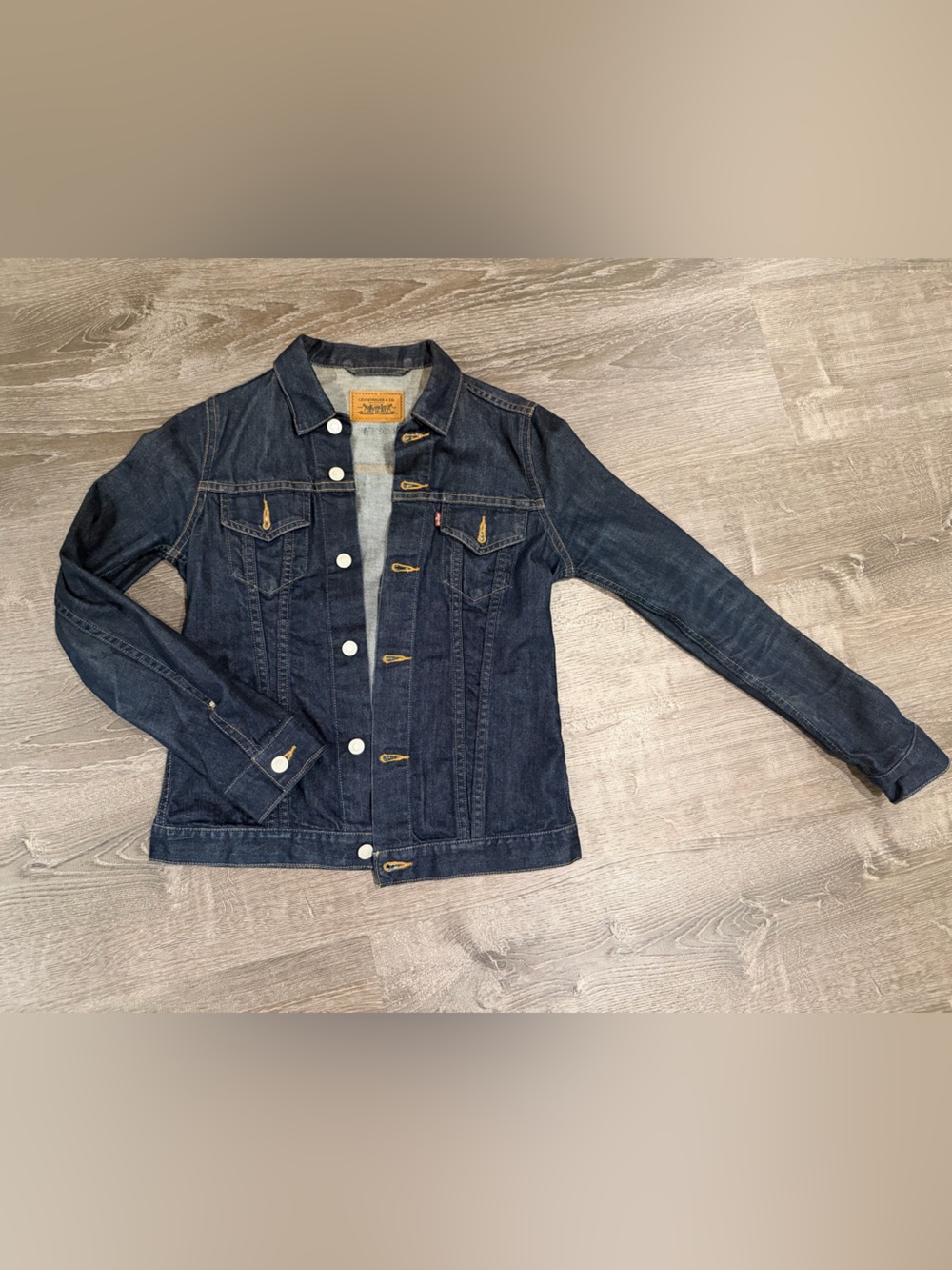Levi Classic Dark Blue Denim Jacket - Women's